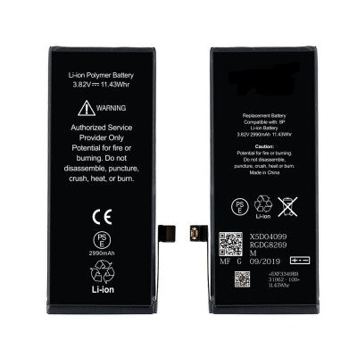iPhone 8 Plus Replacement Battery with Adhesive Strips 2990mAh (High Capacity+SinoWealth Solution) iPhone 8 Plus Replacement Battery with Adhesive Strips 2990mAh (High Capacity+SinoWealth Solution)